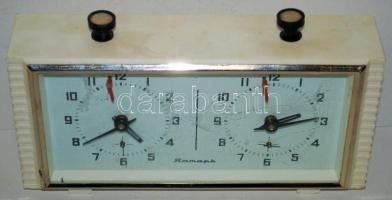 Jantar műanyag borítású mechanikus sakkóra / 
Yantar vintage mechanic chess clock with plastic cover...