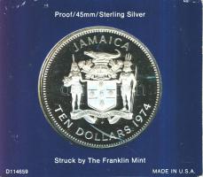 Jamaica 1974. 10$ Ag "Sir Henry Morgan" (0.925) T:PP Eredeti tokban, tanúsítvánnyal!
Jamai...