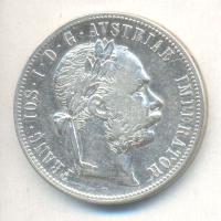 Ausztria 1878. 1Fl Ag "Ferenc József" T:2 Austria 1878. 1 Florin Ag "Franz Joseph" C:XF