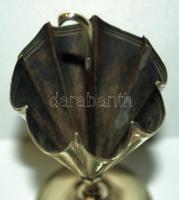 Fogpiszkáló, fordított esernyő talp része jelzett ezüst, s: bruttó 41 gr