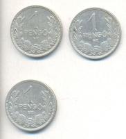 1926-1938. 1P Ag (3x) T:2,3