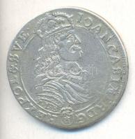 Lengyelország / Bromberg 1668. Ort Ag "János Kázmér" (6.88g) T:2-,3 Poland / Bromberg 1668. Ort Ag "Johann Casimir" (6.88g) C:VF,F Kopicki 1774.