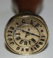 Román vasúti bélyegző Huedin