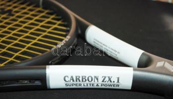 2db Pro Supex Carbon ZX.1 teniszütő tokkal, új állapotú / 
Tennis racket with case, new