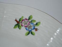 6db kézzel festett  Eton-mintás jelzett Herendi porcelán lapos tányér,  Handpainted Herend chinaware...