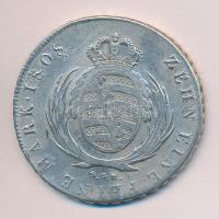 Német Államok / Szászország 1808SGH Tallér Ag "III. Frigyes Ágost" (27.5g) T:2- German States / Saxony-Albertine 1808SGH Thaler Ag "Friedrich August III" (27.5g) C:VF Davenport 854.