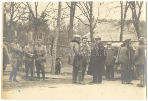 1917 Magyar katonák, csapatok Erdélyben. fotó / Hungarian soldiers in Transylvania 16x11 cm