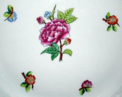 5 db kézzel festett  Eton-mintás jelzett Herendi porcelán süteményes tányér,  Handpainted Herend chi...