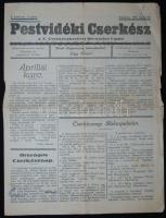 1928 A Pestvidéki cserkész c. újság száma, benne a Leventékhez fűződő viszonyról szóló cikkel