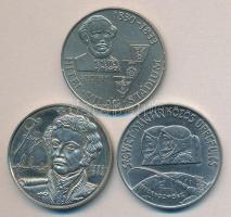 1980. 100Ft "Szovjet-magyar közös űrrepülés" + 1983. 100Ft "Széchenyi István" + ...