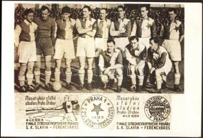 1938 Slavia - Ferencváros Közép-európai kupa döntő Prágában / Mitropa Cup final Slavia - Ferencváros, Prague So.Stpl