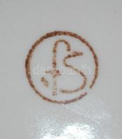 2db jelzett mázas kerámia váza / 
A pair of ceramic vases, 20x20cm