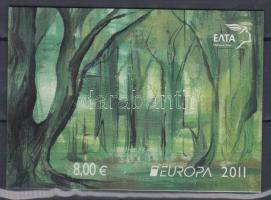Europa CEPT Forests stamp booklet, Europa CEPT Erdők bélyegfüzet
