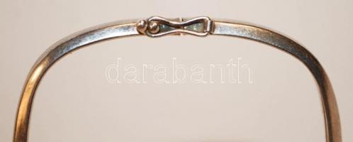 Ezüst (Ag) karperec / 
Silver bangle, d: 6cm, 6,38gr