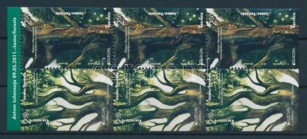 Europa CEPT Forest stamp-booklet sheet, Europa CEPT Erdők bélyegfüzetlap