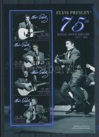 Elvis Presley's 75th Birth Anniversary mini sheet, 75 éve született Elvis Presley kisív