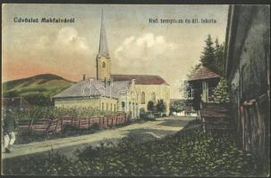 Makfalva church, school