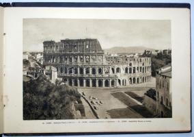 cca 1900 Ricordo di Roma. Képesfüzet Rómáról fényképfelvételekkel / 
Rome album