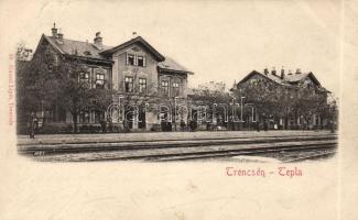 Hőlak, Trencsén-Tepla railway station