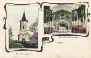 Orló Greek Catholic church, interior