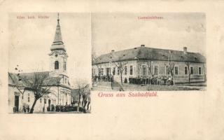 Szabadfalu Town Hall, Catholic church (EK)