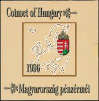 1996. 10f-100Ft 10klf db "50 éves a forint" dísztokos szettben T:BU Csak 7000db!