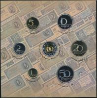 2002. 1Ft-100Ft 8klf db, szettben, benne 100Ft "Kossuth" T:PP Csak 3000db!