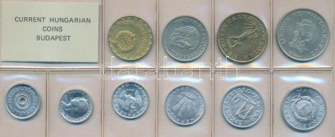 1984. 2f-20Ft 10db klf érmés forgalmi sor fóliatokban T:1