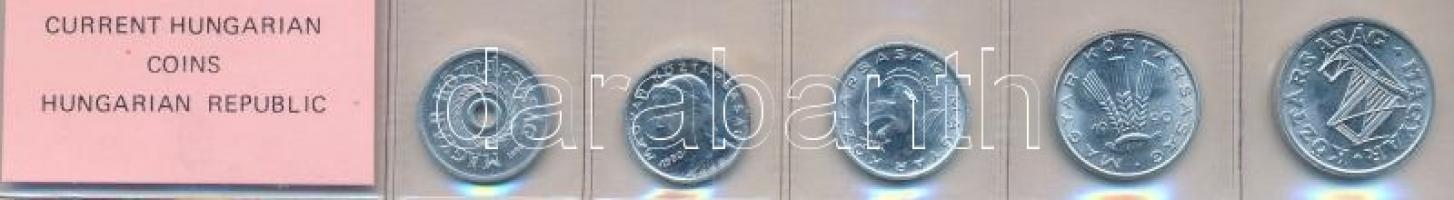 1990. 2f-50f 5klf db forgalmi sor szettben T:1