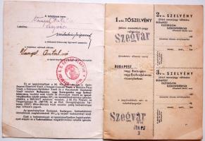 1938 Eucharisztikus kongresszus kedvezményes vasúti jegyet, múzeumi belépőt tartalmazó füzet reklámo...