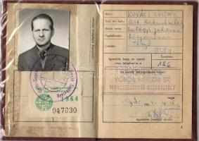 Magyar Természetbarát Szövetség Tagsági Könyv,1964-től bélyegekkel