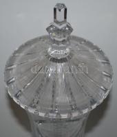 1949 Távgyalogló által kapott ólomkristály győzelmi serleg, csiszolt, metszett, csehszlovák feliratt...