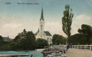 Ruttka Catholic church, bridge (EK)