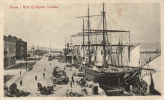 Fiume Colombus quay, ship station