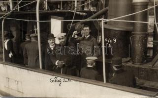Abbazia Immigration (?) ship to America photo (EK)