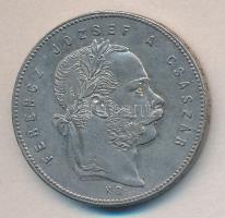 1869KB 1Ft Ag "Angyalos címer" T:2