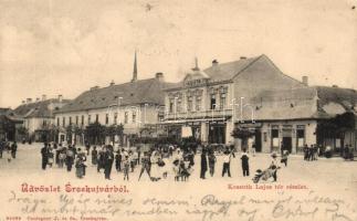 Garamszentkereszt, Kossuth square, Hotel National (EB)