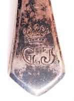 cca 1849-1930 Ezüst evőeszköz  tétel, 
250 g Vintage silver cutlery lot