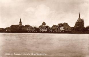 Szolnok mit Synagoge Foto AK