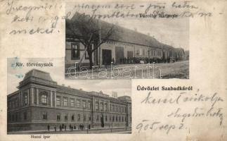 Szabadka court, fire station (EB)