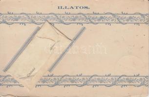 'Illatos' üdvözlőlap / mechanical greeting card (EB)