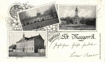 1899 Tótmegyer with hospital; floral