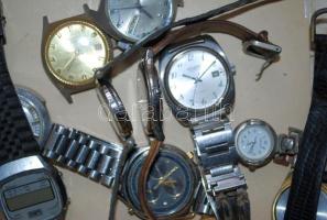 13db nem működő, vegyes, női, férfi karóra / 
Non working wristwatch lot