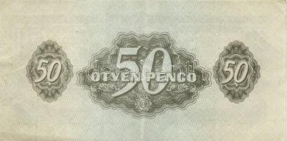 1946. 50P "V.H." (3x) T:III