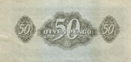 1946. 50P "V.H." (3x) T:III