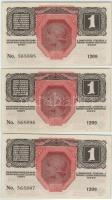 1916. 1K (3x) egymásutáni sorszámmal T:I,I-