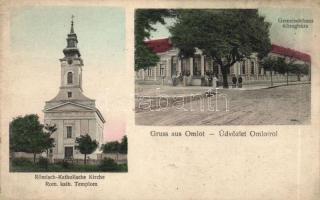 Omlód church, town hall