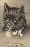 Cat, litho, Emb. (fl)