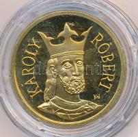 1992. 10.000Ft Au "Károly Róbert" dísztokban (6.982g/0.986) T:PP
Hungary 1992. 10.000 Fori...