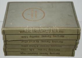 Herczeg Ferenc: 6 mű: Balatoni rege, Kék róka, A Fehér páva, Az első vihar, A Gyurkovics leányok, Ho...